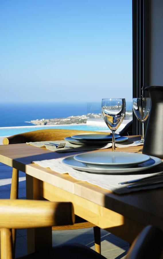 Eva Villas West With Infinity Pool & And Panoramic Sea View Gerani Chanion Exterior foto